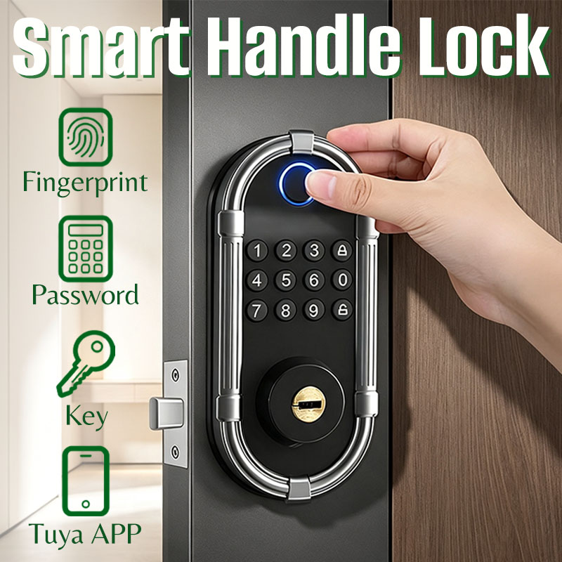 قفل ذكي إلكتروني ببصمة الإصبع  - مراجعة Home Security Lock System وسعره