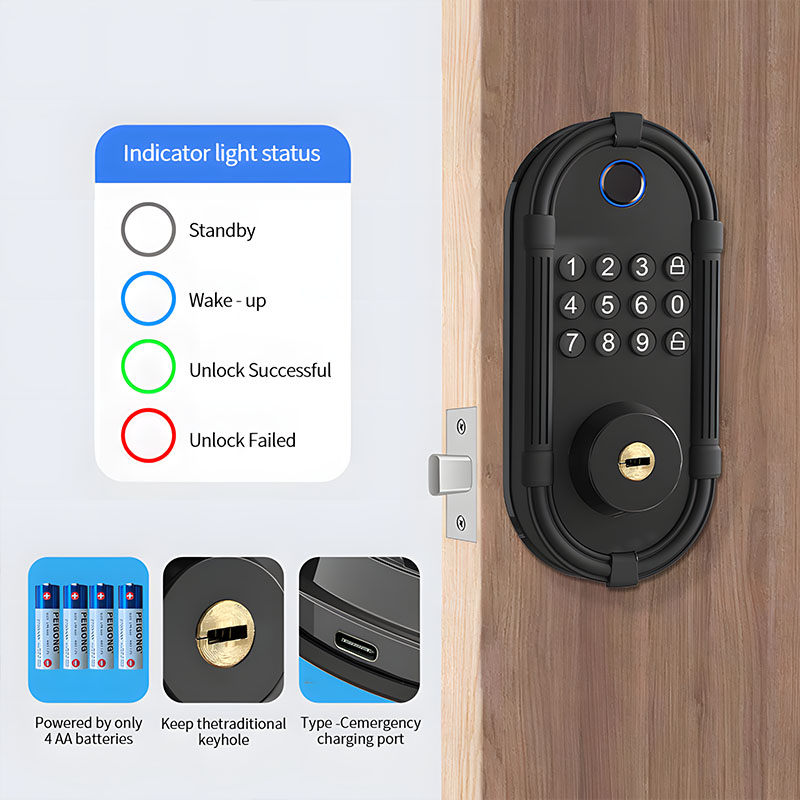 قفل ذكي إلكتروني ببصمة الإصبع  - مراجعة Home Security Lock System وسعره