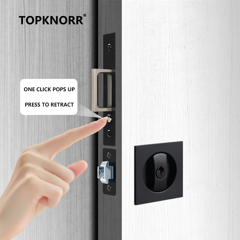 قفل باب منزلق غير مرئي للحمام  - مراجعة Home Security Kitchener وسعره
